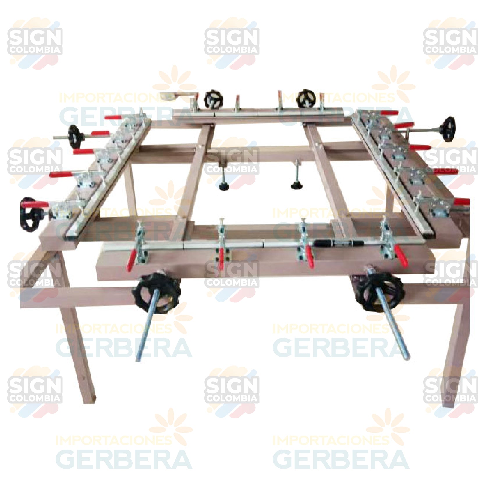 Máquina de estiramiento de pantalla manual de Alta precisión - SIGN COLOMBIA Plotter de corte